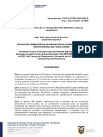 Gestión integral del Fondo Común de la Circunscripción Territorial Especial Amazónica