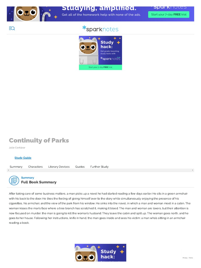 Continuity of Parks Full Book Summary PDF Privacy