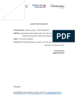 Laudo de Avaliacao Simples de Apartamento