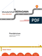 Sesi 7. Konsep Moderasi Beragama Kemenag RI