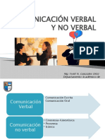 Comunicación Verbal y No Verbal
