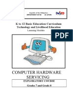 K To 12 PC Hardware Servicing Learning Module