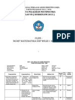 Matematika VII - Kisi-Kisi PAS