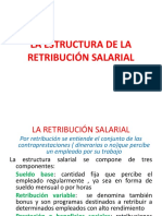 La Estructura de La Retribución Salarial 2