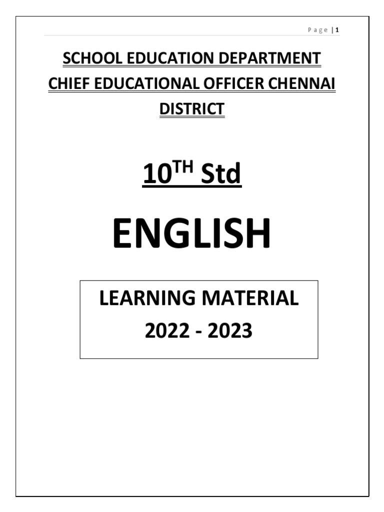 10th Grade English Guide | PDF | Chinese Martial Arts