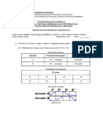 Exercício de Pneumática Sequencial Com Bancada