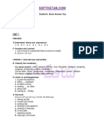 Summit 1a Student's Book Answer Key - Third Edition