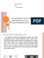 Pengertian Dan Konsep Tiksikologi Dan Ekotoksikologi