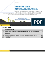 Bimtek Regulasi Minerba MHU Substansi Lingkungan Dalam UU 3 2020