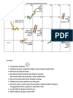 Template Ular Tangga Kosong - Kosa Kata Book Memanen Rotan - DG Kartu Kata