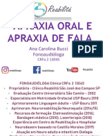 Apraxia oral e de fala: formação e atuação