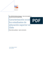Caracterizacion Estudiantes Educación Superior en Chile CASEN 1ra Entrega CIES