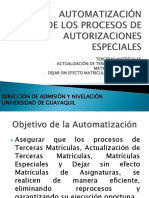 Proceso Autorizaciones Especiales Cii 2017