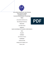 Antecedente Microbiologia de Alimentos