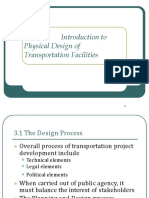 Introduction To Physical Design of Transportation Facilities