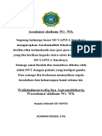 Terimakasih Ibu Kepala Sekolah SD YAPITA Surabaya