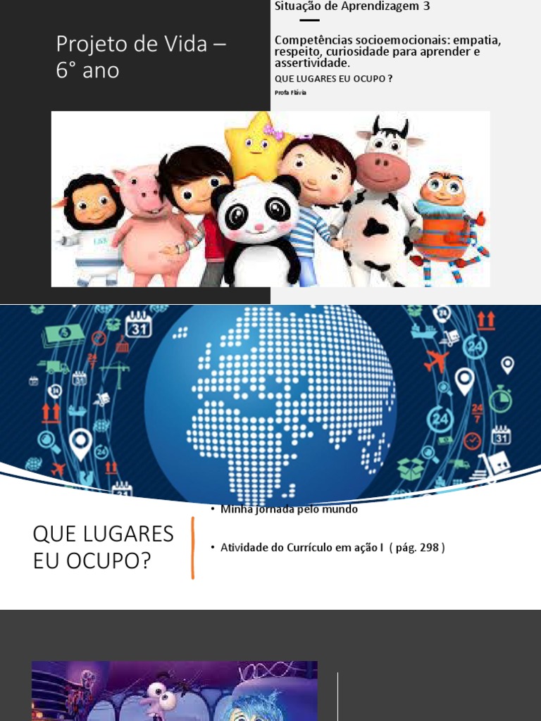 Atividades de Projeto de Vida - 6º Ano | PDF | Aprendizado | Escolas