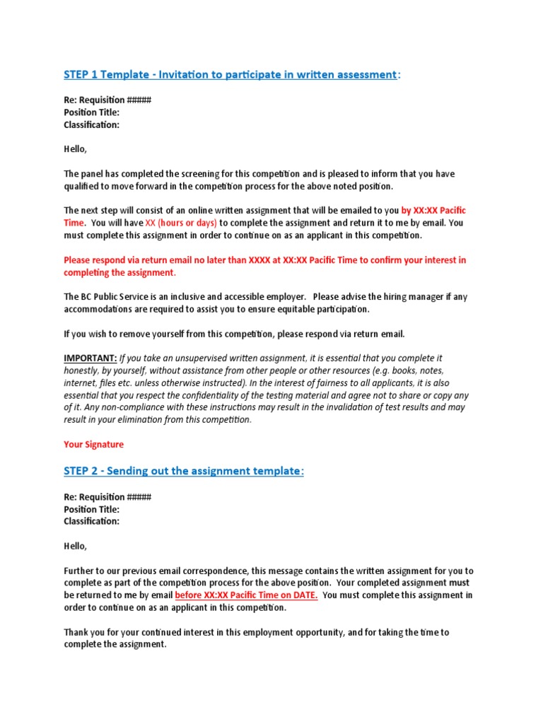 written-assessment-invite-template-pdf