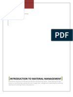Chapter 1 Introduction To Material Management
