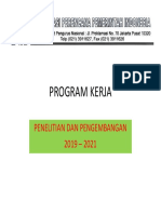 Program Kerja Penelitian Pengembangan