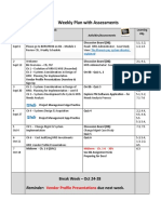 BHRM9306 Weekly Schedule F22