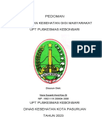 Pedoman Pelayanan Kesehatan Gigi Masyarakat