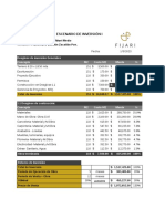 Escenarios de Inversión