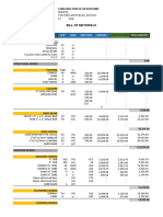 Preparation: Bill of Materials