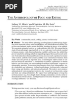 Download The Athropology of Food and Eating by Stefan Bohorquez Gerardy SN62743127 doc pdf