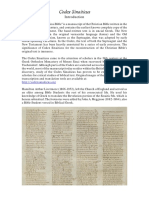 Codex Sinaiticus: Earliest Complete New Testament Manuscript