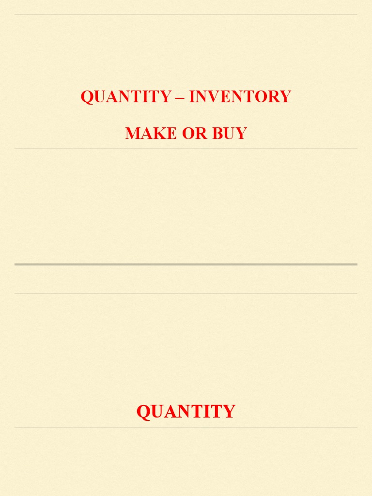 Optimal Inventory Management for Paint | PDF | Cooking, Food & Wine