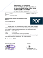 Surat Peminjaman Ke Ketua Pengelola Aula Mesjid Muttaqin Basen - Bulutangkis