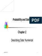 Chap02 - Describing Data (Numerical)