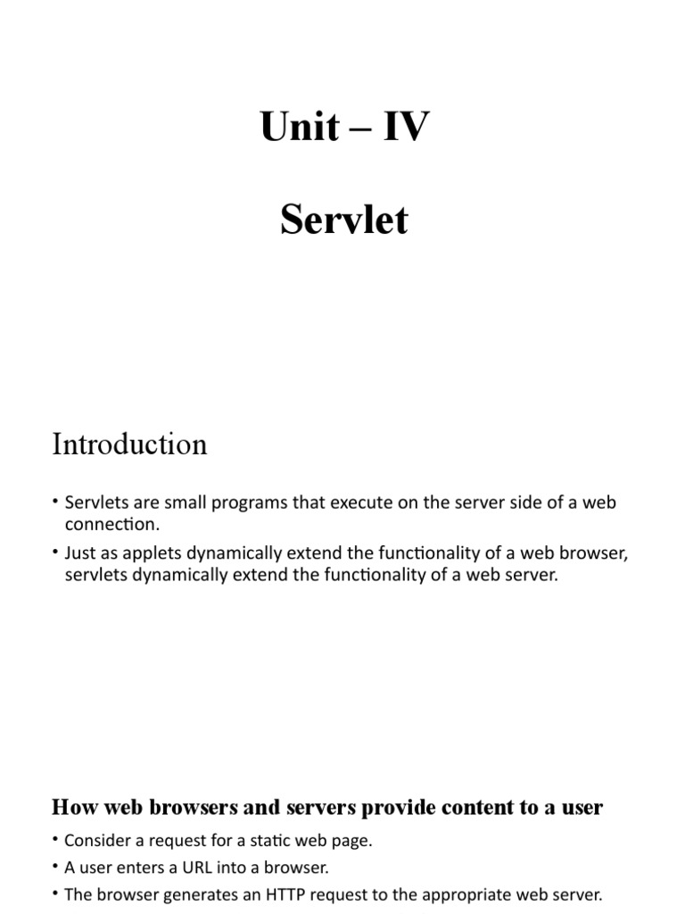 Understanding Java Servlets and Their Lifecycle | PDF | Http Cookie ...