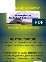 Research Methods Literature Review