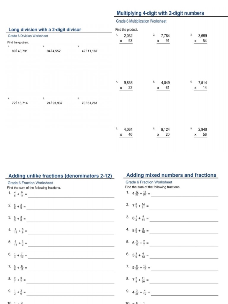 Math Activities | PDF