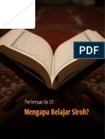 Bsos 01 - Mengapa Belajar Siroh