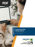 Operational Risk Categorisation - Risk Management PDF