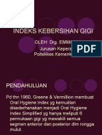 INDEKS KEBERSIHAN GIGI