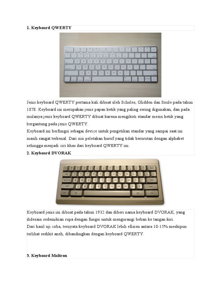 Keyboard Klockenberg: Desain Ergonomis | PDF