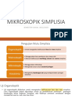 Uji Mikroskopik Simplisia