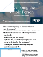 Q3 2 Developing The Whole Person