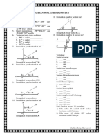 Latihan Soal Garis Dan Sudut SMP Kelas 7