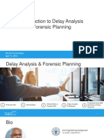Delay Analysis & Introduction
