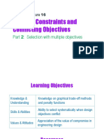 Lec 16 - Multiple Objectives