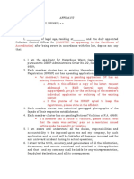 Sp0-Affidavit For HW Generator ID For Clustered Establishment