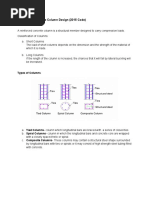 Column Design