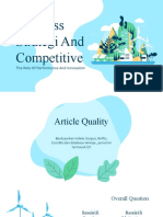Business Strategi and Competitive