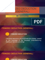 Tax p2 - Itemized Deduction With Sample