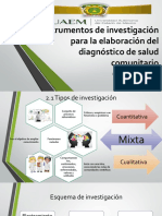 Instrumentos de investigación cualitativa y cuantitativa para diagnóstico comunitario